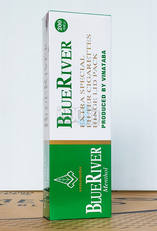 บุหรี่นอก Blue River Menthol