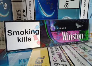 บุหรี่นอก Winston Purple Mint