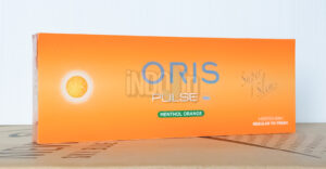 บุหรี่นอก Oris Pulse Menthol Orange Super Slims 1 เม็ดบีบ